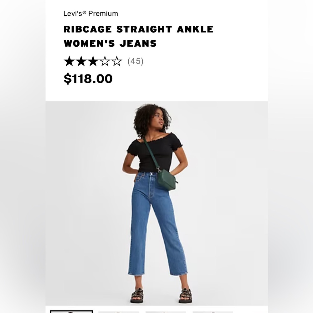 Levis Premium Jeans Ribcage Straight
